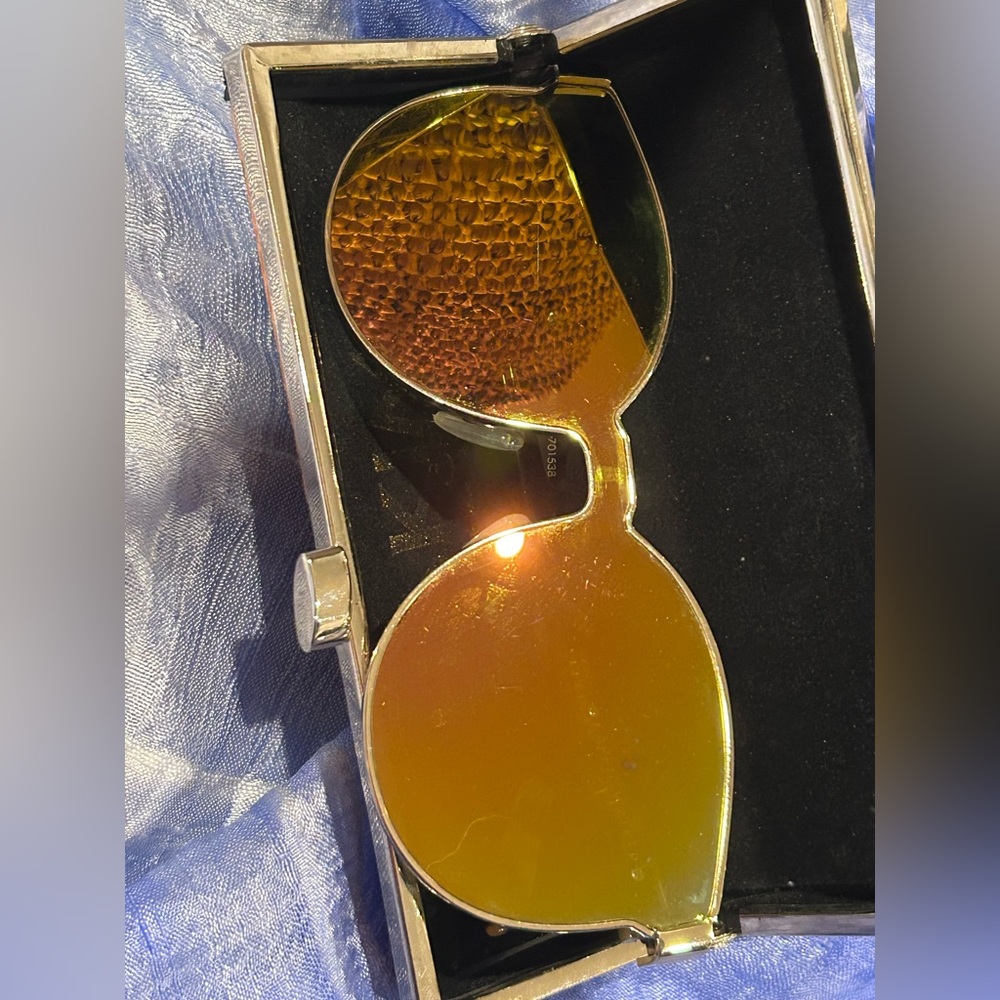 Karen Walker Gold Sunglasses